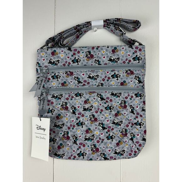 Vera Bradley Disney Triple Zip Hipster Playful Figaro Crossbody Bag, NWT - Picture 1 of 9